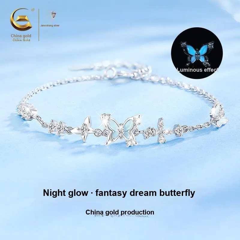 ZSY Silver 925 Bracelets Women's Box Good Luck-10