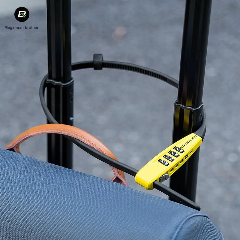 ROCKBROS Bicycle Locks Adjustable Coded Lock-2