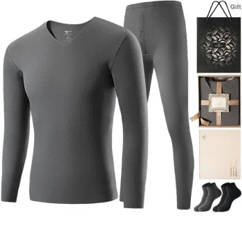 SEPTWOLVES Thermal Set Men's Gift Box Set+Shopping Bag