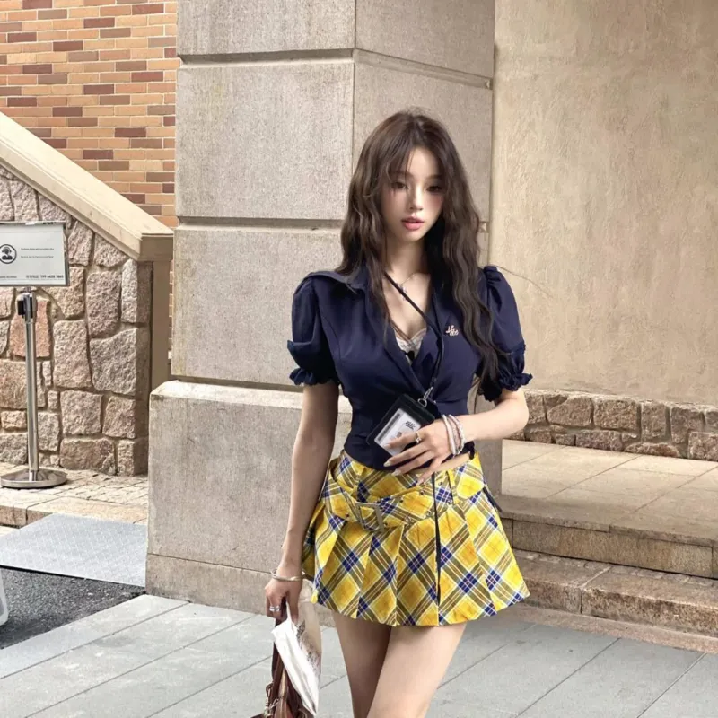 Udon House Two Piece Skirt Sets Women's-2