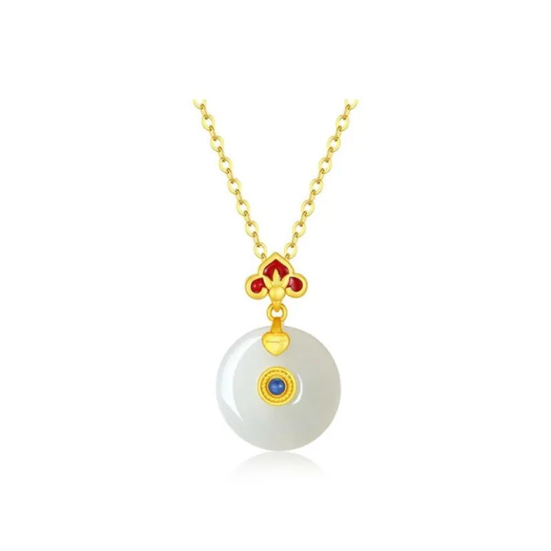 VANA Hetian Jade Necklaces White Jade Women's-0