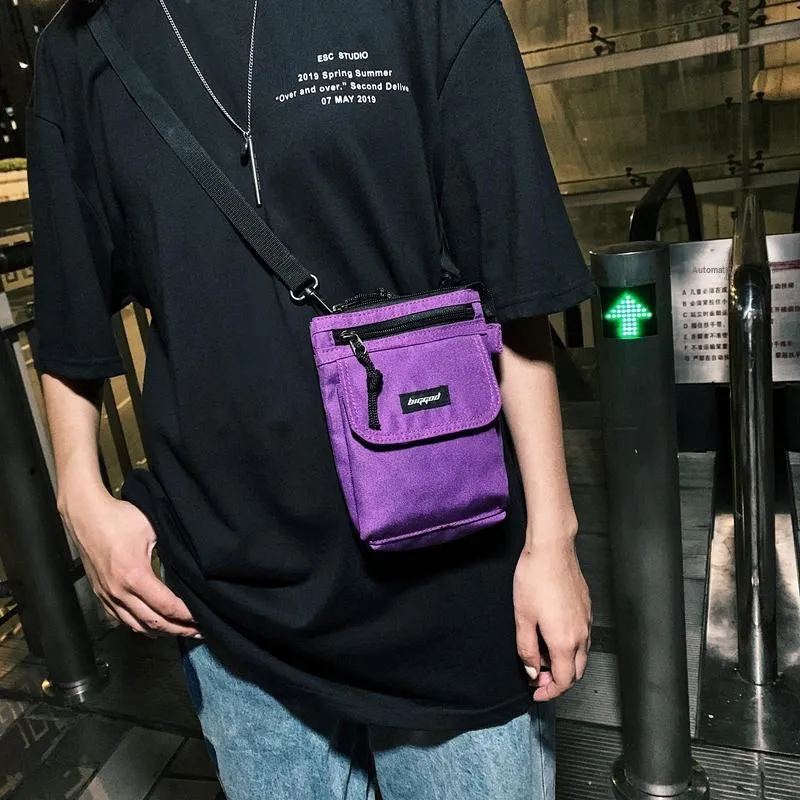 NIGEER Oxford Crossbody Bag Regular Unisex Black/Purple/Khaki/Green-9