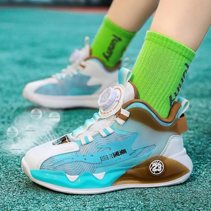 FIRS Kids Durable Breathable Low Top Children's Basketball Shoes Kids'-11