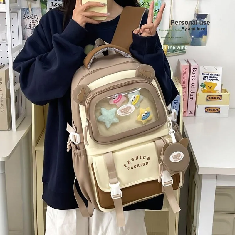 AIBAG Twill Backpack Unisex Multicolor-17