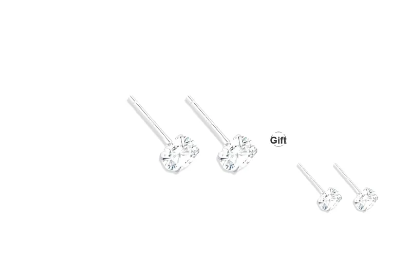 COPI S999 Fine Silver Stud Earrings Unisex-3