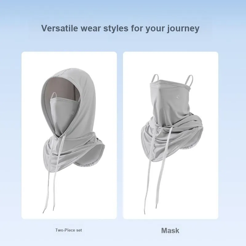 NANJIREN Ice Silk Thin Sun Protection Masks Unisex-2