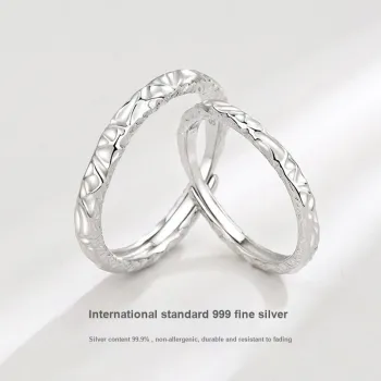 JUICY GRAPE S999 Fine Silver Rings Unisex