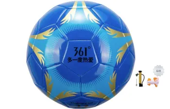 361° Size 4 Ball Soccer PU Machine Stitched Soccer Ball Unisex Blue