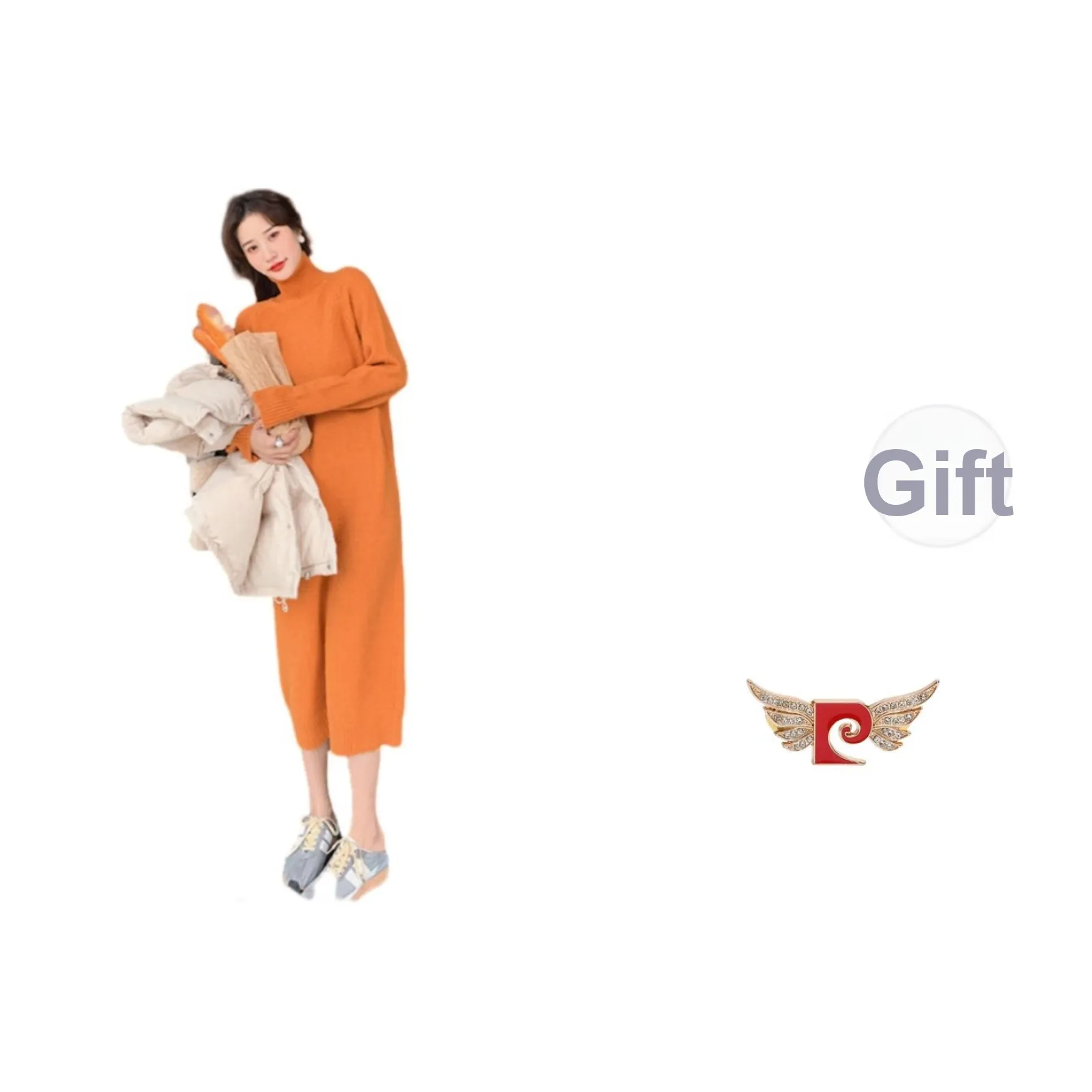 PIERRE CARDIN Женские Длинные Платья с Длинными Рукавами