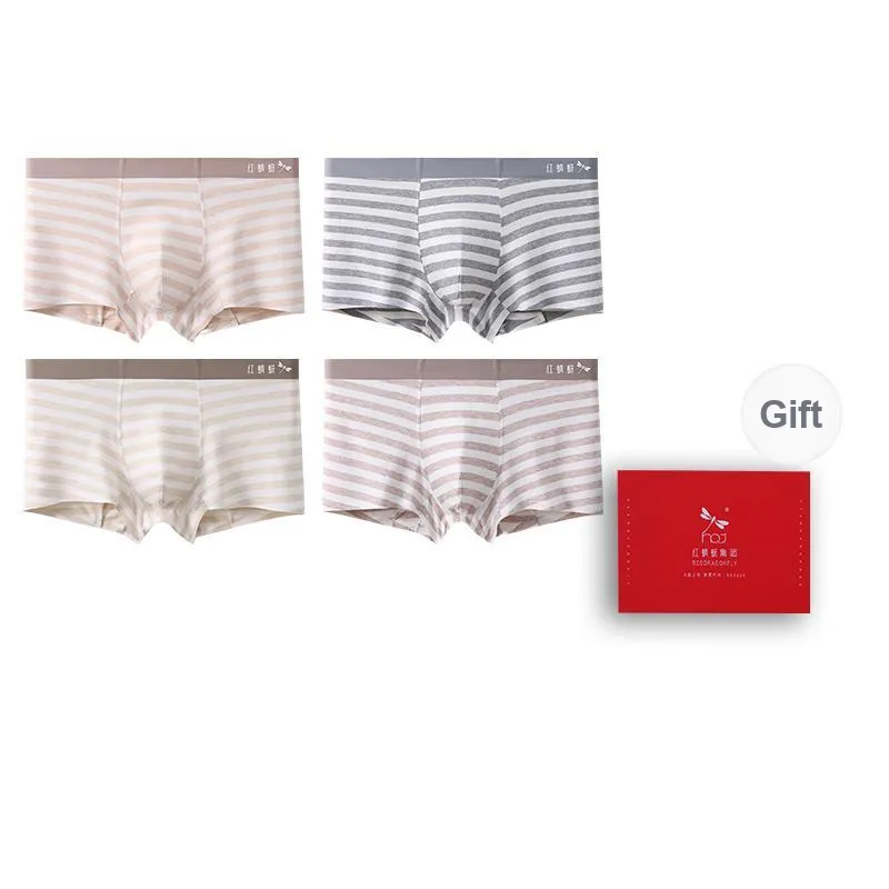 RED DRAGONFLY Cotton Panties Men's Box 4 Pack-7