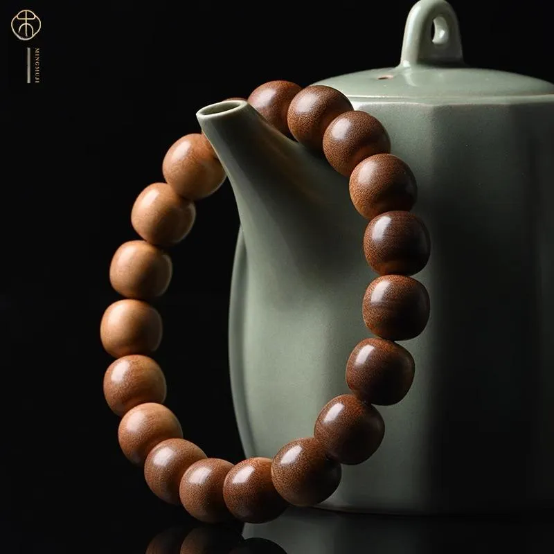 YIZHILIN Black Flesh Old Sandalwood Bracelets Unisex-5