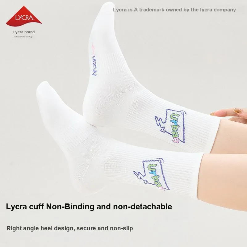 B&C.Room Mid Calf Socks Unisex 5 Pack-12