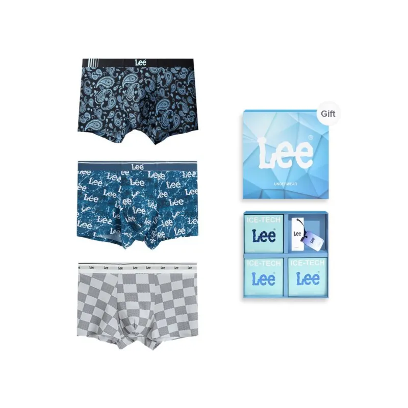 Lee Lee SS23 Ice Series Underwear Gift Boxes Men's 3 Pack-25