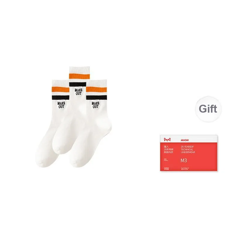 MIIOW Trend Party Series Mid-Calf Socks Men's Shopping Bag Combo Set-5