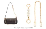 White Pearl Extender Chain 13cm+Copper Decorative Chain 35cm[Pure Copper]