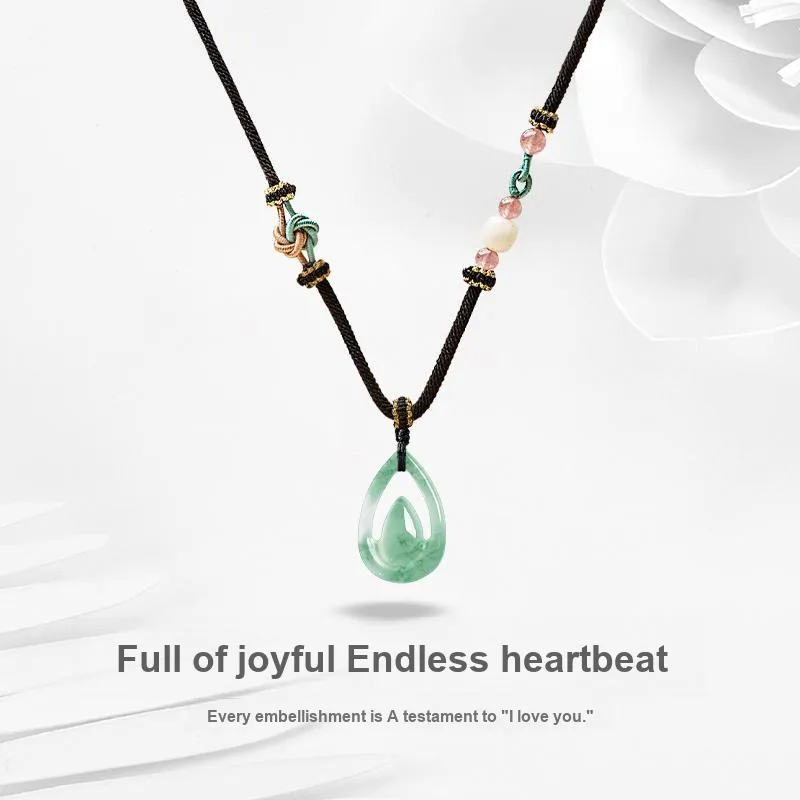 JUICY GRAPE African Emerald Necklaces Unisex-1