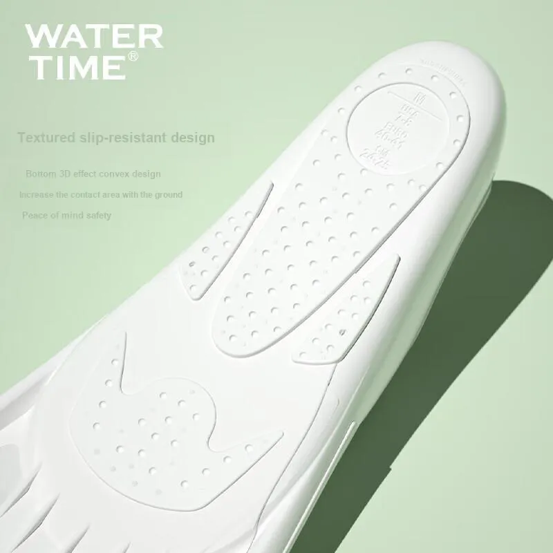 Watertime Diving Flippers Rubber Unisex Raw White-2