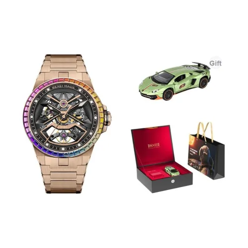 BEXEI The Wandering Earth Collaboration Автоматический Механический Механизм Силиконовый Ремешок Часы Мужские Часы С Черепным Циферблатом