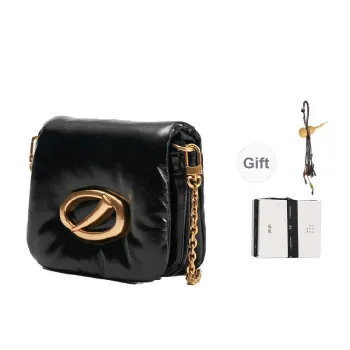SUPERMERCY Top Grain Grained Cow Leather Soft Cream Puff Shoulder Bag Crossbody Bag Small Size Women's Multicolor