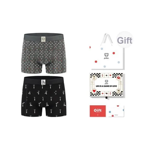 A damunderwear Нижнее белье Подарочная коробка Мужской 2 шт