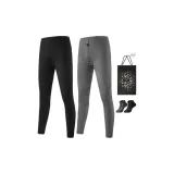 Thickened and Fleece-Lined 2 Pack (Black+Dark Gray) with 2 Pack Socks+Shopping Bag Included