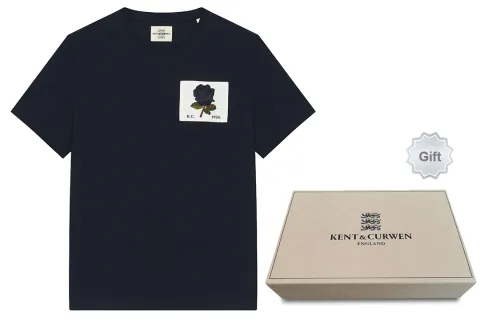 KENT&CURWEN T-Shirts Unisex Dark Blue 39