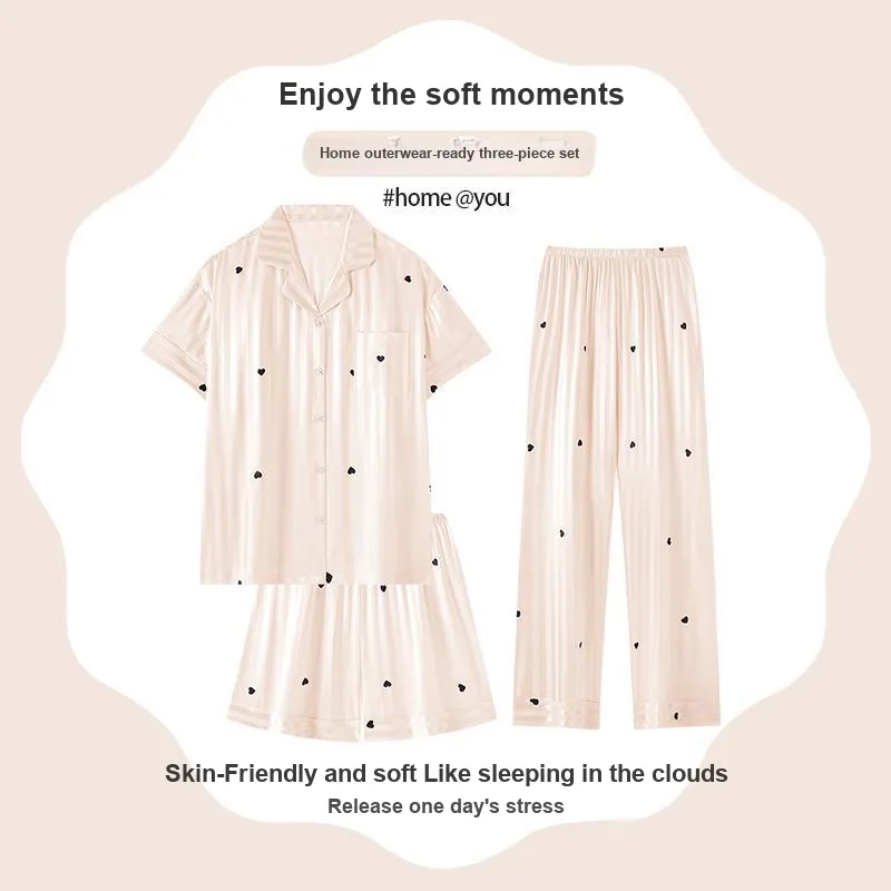 Nodos Shield Pajama Set Women's Apricot-4