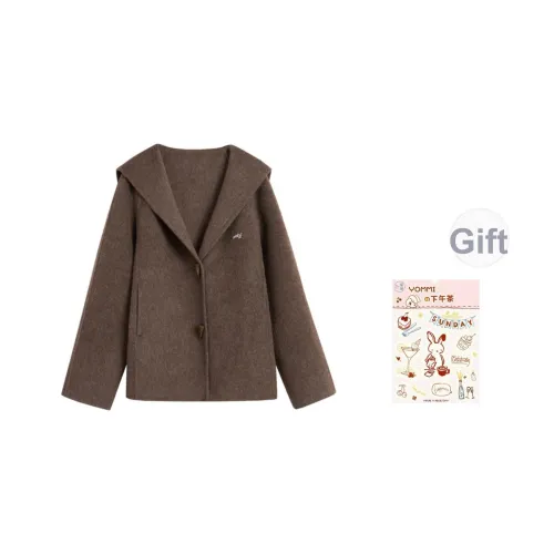 ZIHAN Мокка-мусс Женское пальто