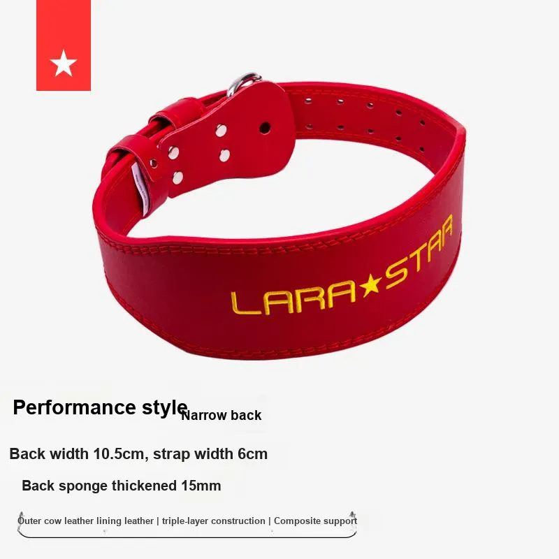 LARA STAR Back Support Braces Protective Cow Leather Unisex-7