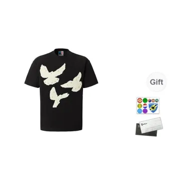 YADcrew T Shirt Unisex Free Custom Sticker+Face Mask Black