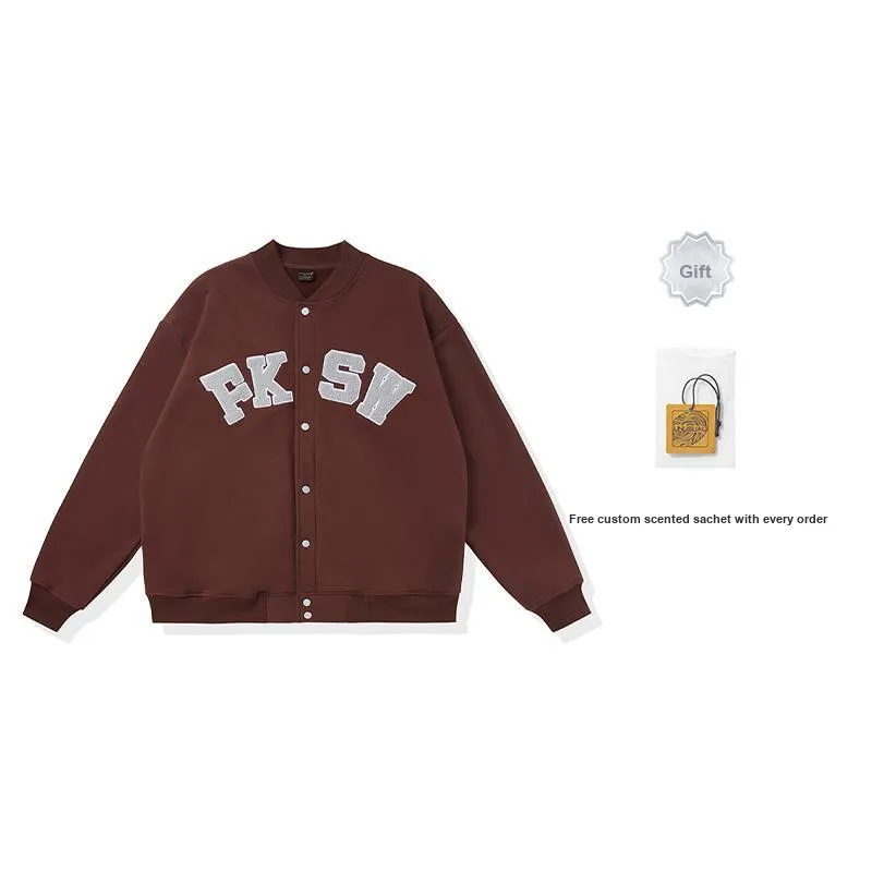 FKSW Fall And Winter Baseball Jacket Unisex-3