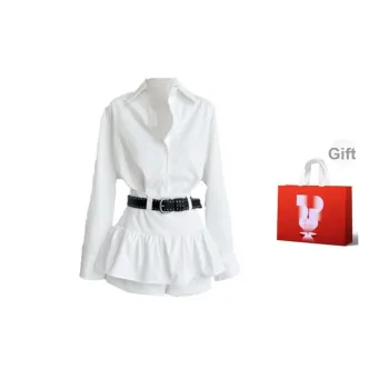 COMMA GIRL Skirt Set Women's White
