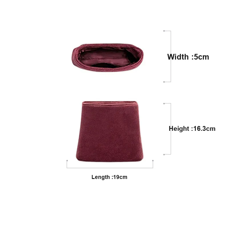 Jingxi Original Fleece Bag Accessory Women's Burgundy-1