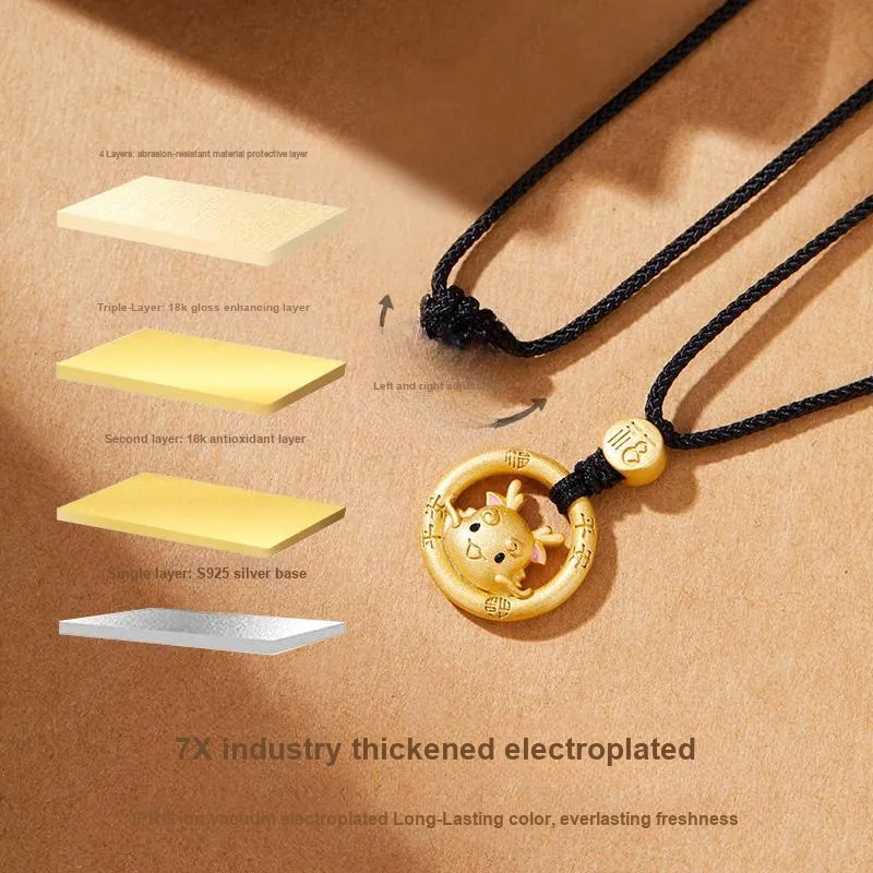 OWNCOOL 925 Silver Unisex Necklace Birthday Box Women's-7