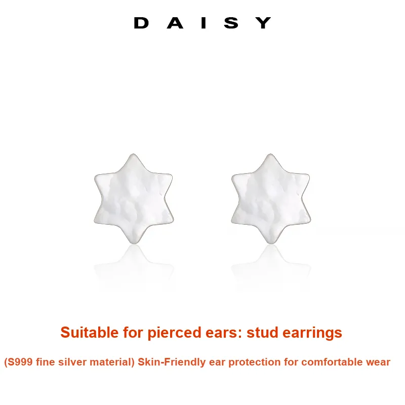 Daisy Dream Full Sterling Silver Stud Earrings Women's-2