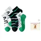 2 White+2 Black Stripes+1 White Green