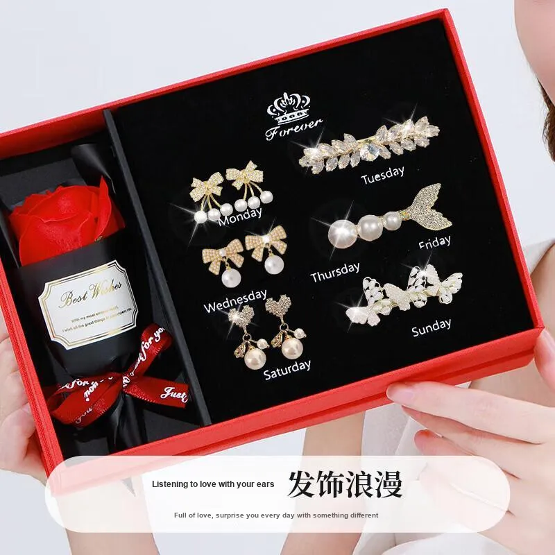 Enchanting Cat Alloy Hair Clips Women's-9