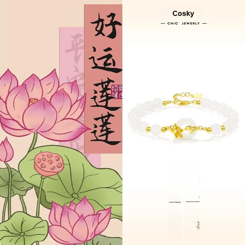 AGOVSKI Chalcedony Jade Necklaces Women's-9