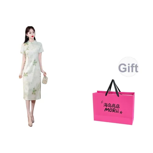 MORii Короткий рукав Платье Женское