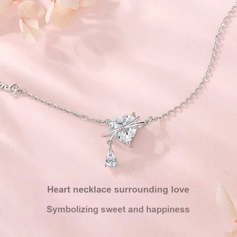 DAWO 925 Sterling Silver Necklaces Women's-2