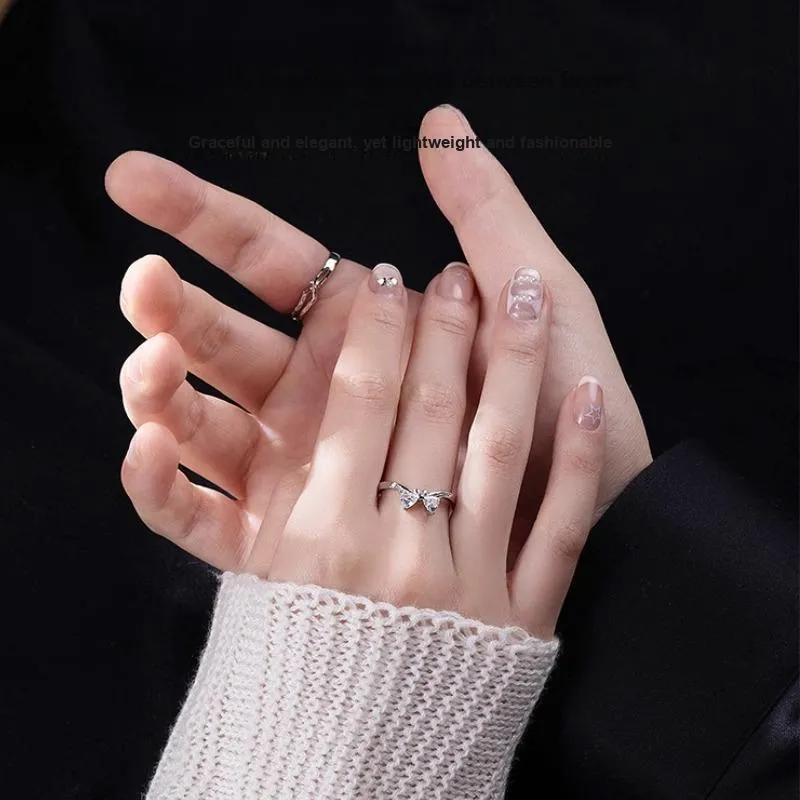 KEMLAIDA 925 Sterling Silver Rings Unisex-3
