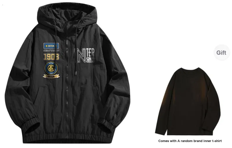 F.C. Internazionale Milano Jackets & Coats Fall Unisex-5