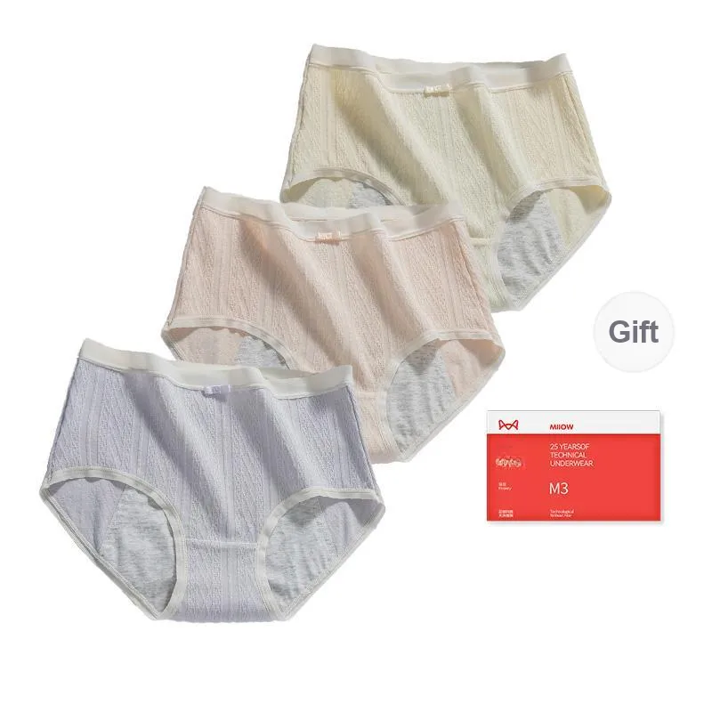MIIOW Trend Party Series Underpants Women's Shopping Bag 3 Pack-9
