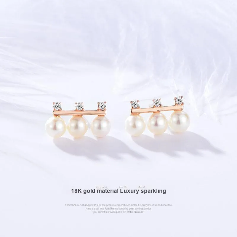 ADYD JEWELLY Pearl Stud Earrings Women's-1