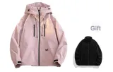 Coral Pink[3-in-1, Polar Fleece Liner]