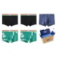 5-Pack (Black+Black+Green Print+Green Print+Classic Mesh Print)