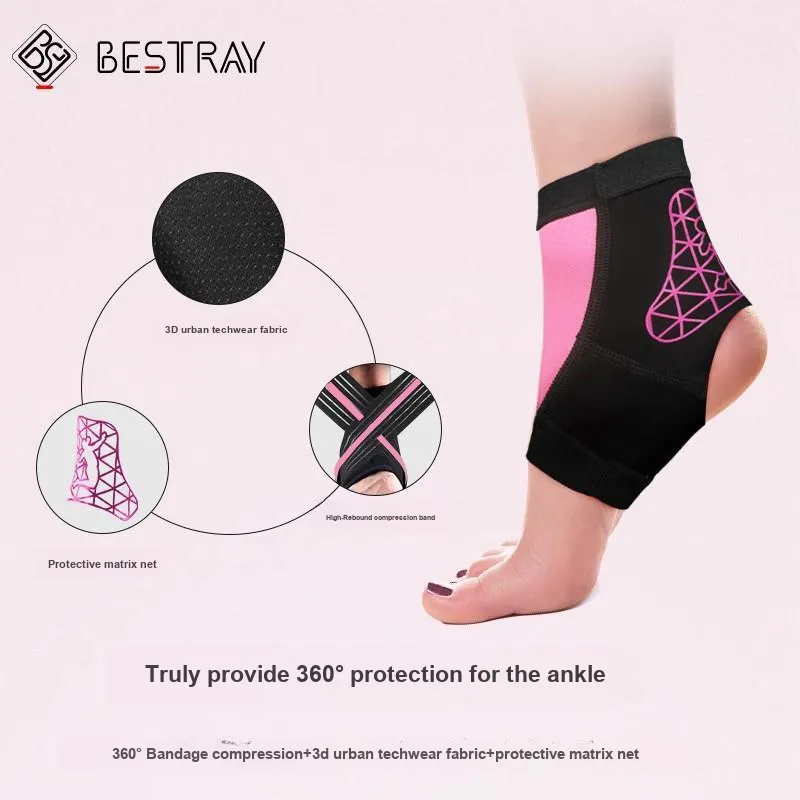 BESTRAY Ankle Braces Soccer Basketball Running Cycling Women's Polyamide Polyester-2