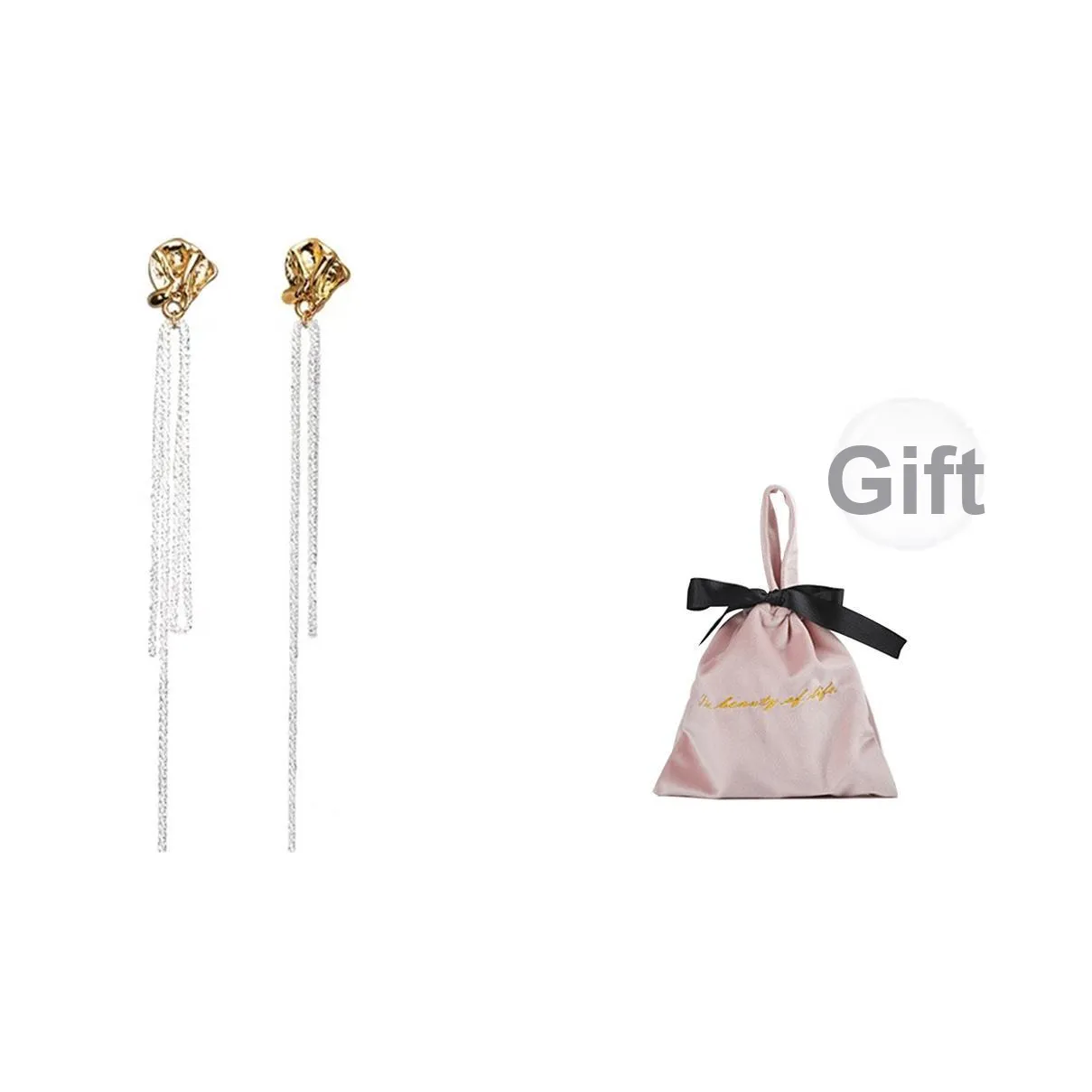 Wakfu Золото с покрытием медь 925 пробы серьги-гвоздики женские