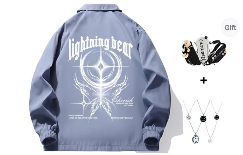 LIGHTNING BEAR Jackets Coats Unisex-13