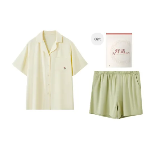 Red Beans At Home Pajama Set Women's